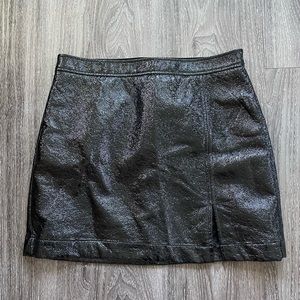 Wilfred Patio Leather Skirt